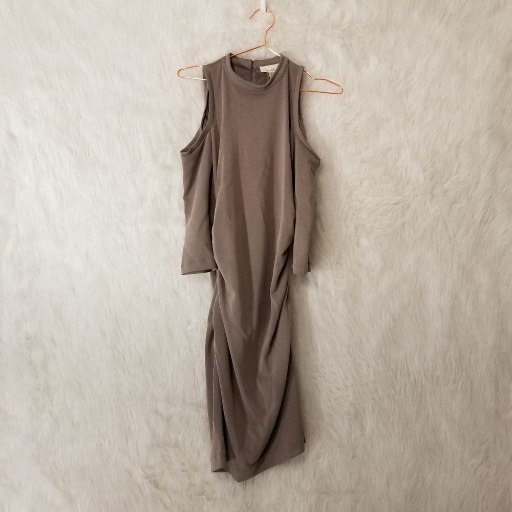 Nicole Miller Artelier Army Green Dress